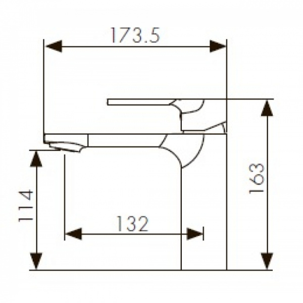 Смеситель для раковины Kaiser Linear 59011 фото