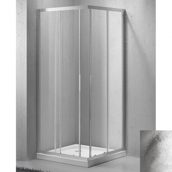Душевой уголок BelBagno Sela SELA-A-2-95-Ch-Cr 95х95 фото