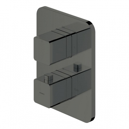 Cмеситель для ванны Omnires Parma PM7436GR графит фото