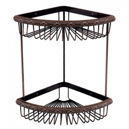 Полочка-решетка угловая Lemark Jasmine LM6682ORB фото