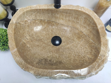 Накладная раковина из оникса Indo Erozy Sunset EO-00072 фото