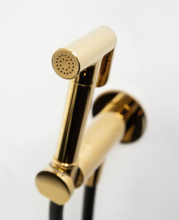 Гигиенический душ со смесителем Cezares Leaf LEAF-DIF-PO Золото фото