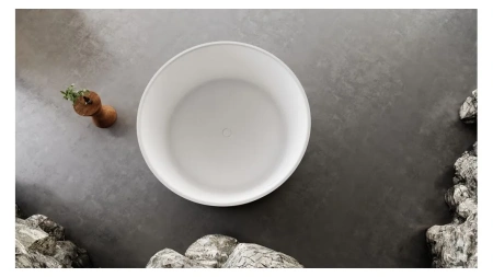 Круглая акриловая ванна Abber AB9442 150x150  фото