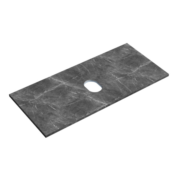 Столешница без отверстия под смеситель Sancos TT100A1 100 см, black sky фото