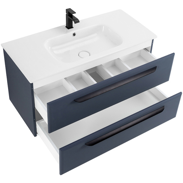 Тумба под раковину Cezares Eco-Cer 80 ECO-CER-800-2C-SO-GR-P Grafite фото