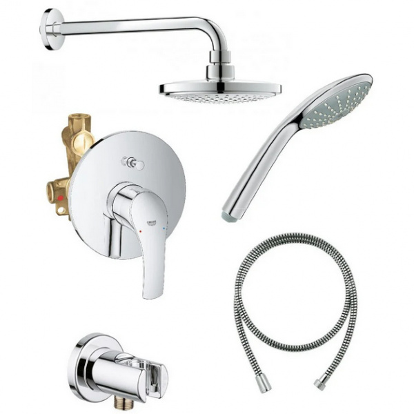 Душевая система скрытого монтажа Grohe Eurosmart 124440 фото