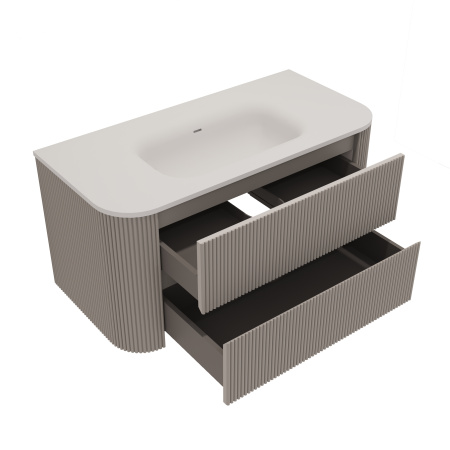 Тумба под раковину Vincea Alto 100 VMC-4A100MLG светло-серая матовая фото