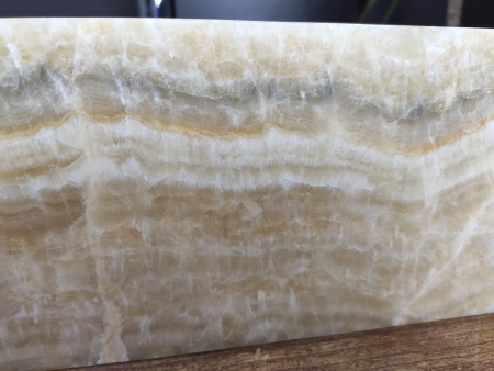 Накладная раковина из оникса Indo Prau Yellow Kecil OP-00208 фото