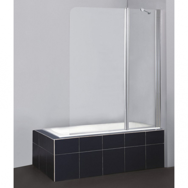 Шторка на ванну распашная BelBagno Sela SELA-V-11-120/140-C-Cr прозрачное стекло фото