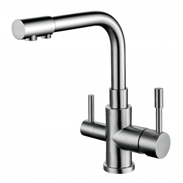 Смеситель для кухни кухни с фильтром для воды Zorg Inox SZR-1339 M AER фото