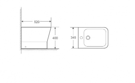 Биде напольное WeltWasser Rotbach  ROTBACH 003 GL-WT белый глянец фото