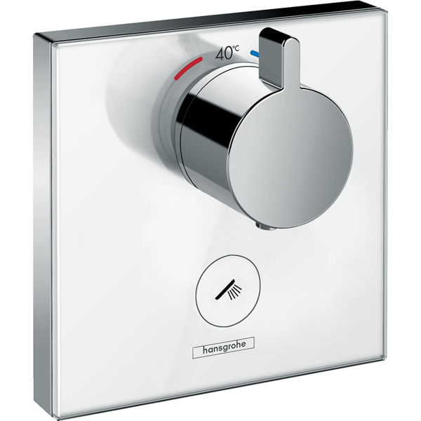 Термостат для душа Hansgrohe ShowerSelect Highflow 15735400 белый фото