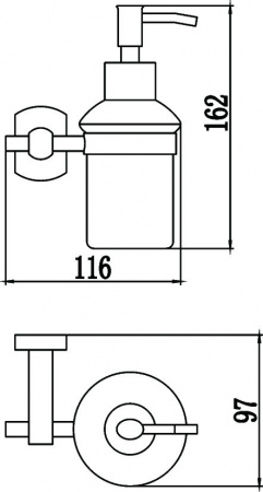 Дозатор для жидкого мыла Savol 99 S-009931 фото