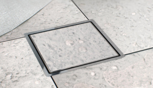 Душевой трап Pestan Confluo Standart Dry 1 Ceramik 10x10 фото