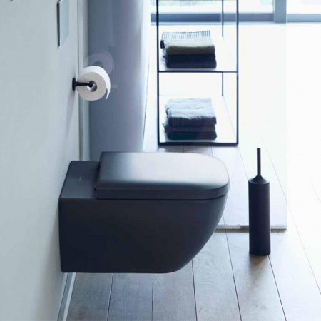 Унитаз подвесной Duravit Happy D.2 Plus 2222098900 антрацит матовый фото