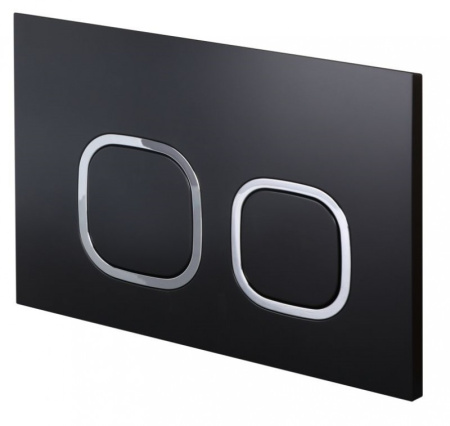 Клавиша смыва Esbano ESINLPS10MB черная матовая фото