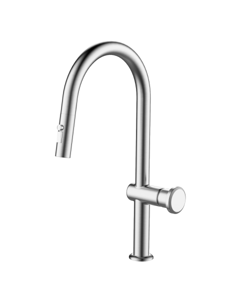 Смеситель для кухни с выдвижной лейкой AltroBagno Рикко (Ricco) ALTROBAGNORicco050207Cr хром фото