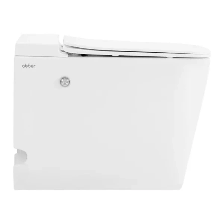 Унитаз приставной с импульсным смывом Abber Rechteck AC1213P с сиденьем микролифт фото