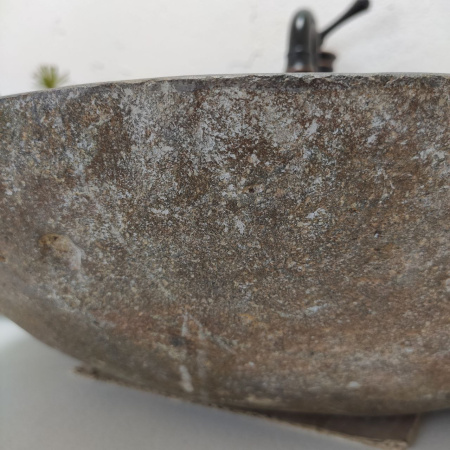 Накладная раковина из речного камня RS01520 (51*45*15) 50E фото