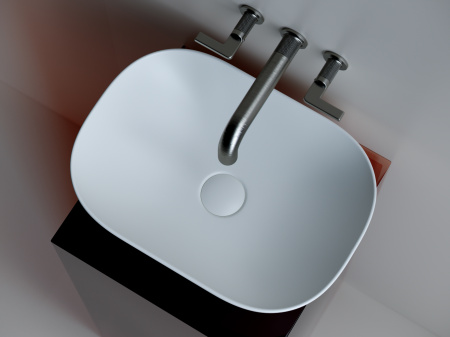 Накладная раковина Ceramica Nova Element CN6009MW 45x32 белая матовая фото