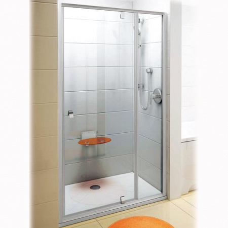 Душевая дверь Ravak Pivot PDOP2-110 03GD0U00Z1 прозрачная/сатин фото