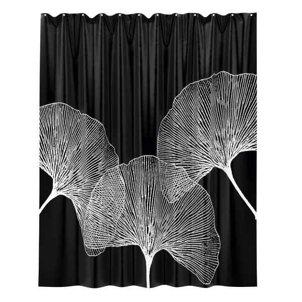 Текстильная шторка для ванны WasserKRAFT Nau SC-77102 фото