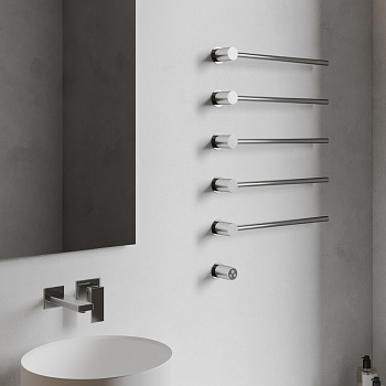 Электрический полотенцесушитель Abber Charme AH4005 хром фото