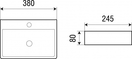 Раковина WeltWasser Aisbach AISBACH 5075 38х24,5 фото