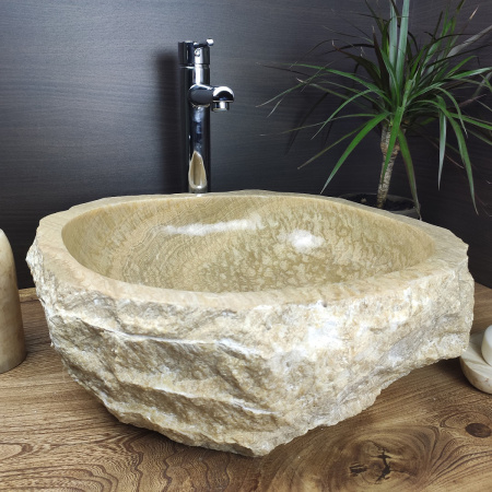 Накладная раковина из оникса Indo Erozy Sunset EO-00260 фото