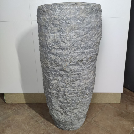 Раковина напольная из мрамора Grey MN-01498 (43*43*90) фото