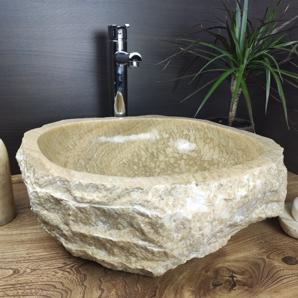 Накладная раковина из оникса Indo Erozy Sunset EO-00260 фото