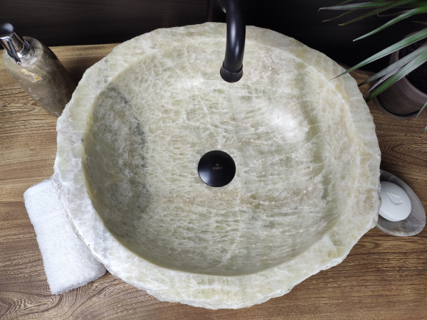 Накладная раковина из оникса Indo Erozy Мультиколор EO-00119 фото