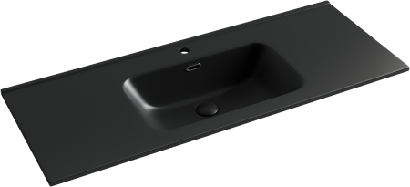 Раковина Ceramica Nova Element CN7006MB 121x46 черная матовая фото