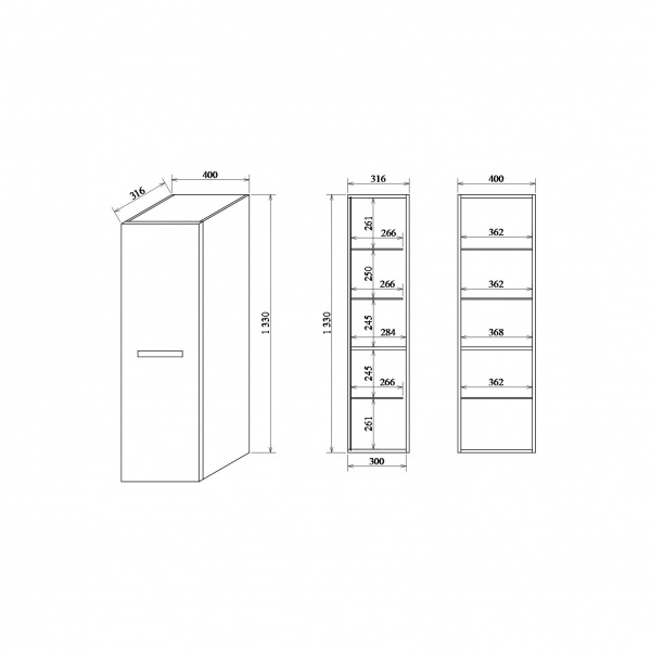 Пенал Sanflor Одри Н0000000098 40 см L фото