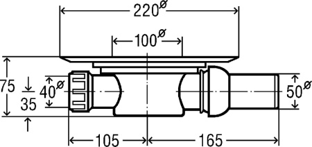 Душевой трап Viega 557140 фото