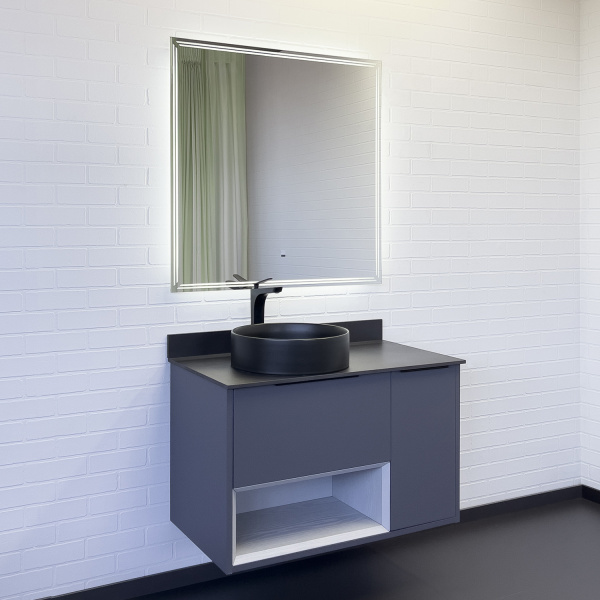 Зеркало для ванной Comforty Джанкой 90 LED-подсветка, бесконтактный сенсор 00-00014151CF фото