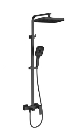 Душевая система Vincea Dice VSFS-4C12MB черная матовая фото