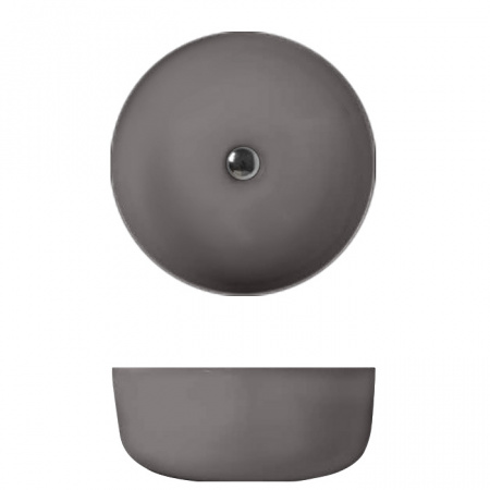 Накладная раковина Kerasan Nolita 534489*0 Ferro matt 40x40 фото