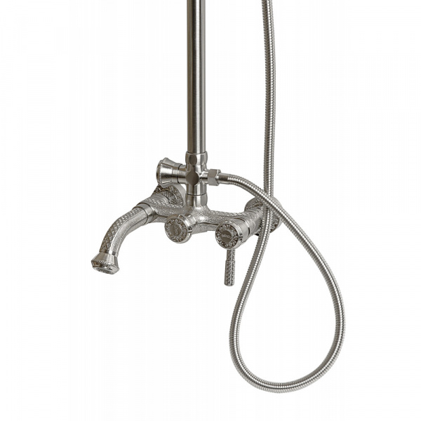 Душевая система (стойка) Milacio Vitoria MC.101.SL серебро фото