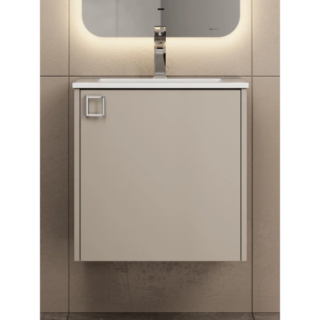 Тумба под раковину Uperwood Aurora TAurora50cm бежевая матовая фото