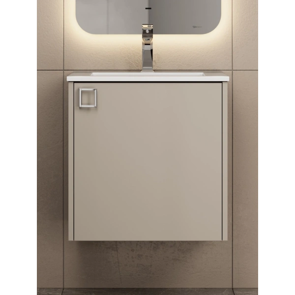 Тумба под раковину Uperwood Aurora TAurora50cm бежевая матовая фото
