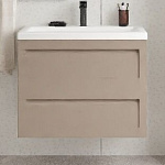 Тумба с раковиной подвесная Art&Max Platino AM-Platino-580-2C-SO-CM 58 см капучино матовый