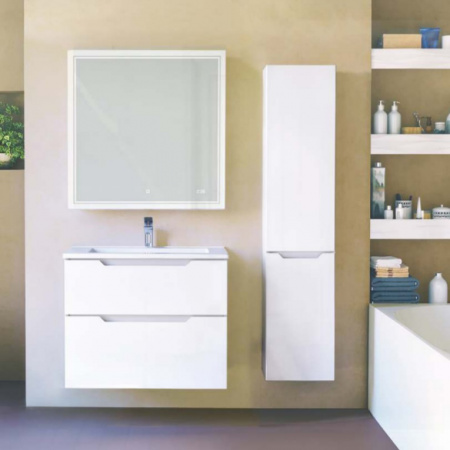 Пенал подвесной Jorno Slide Sli.04.150/P/W белый фото