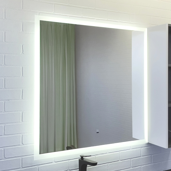 Зеркало для ванной Comforty Эдельвейс-90Э LED-подсветка, бесконтактный сенсор 00-00014241 фото