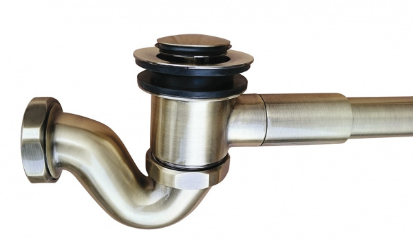 Слив-перелив для ванны Timo 8006/02 антик фото