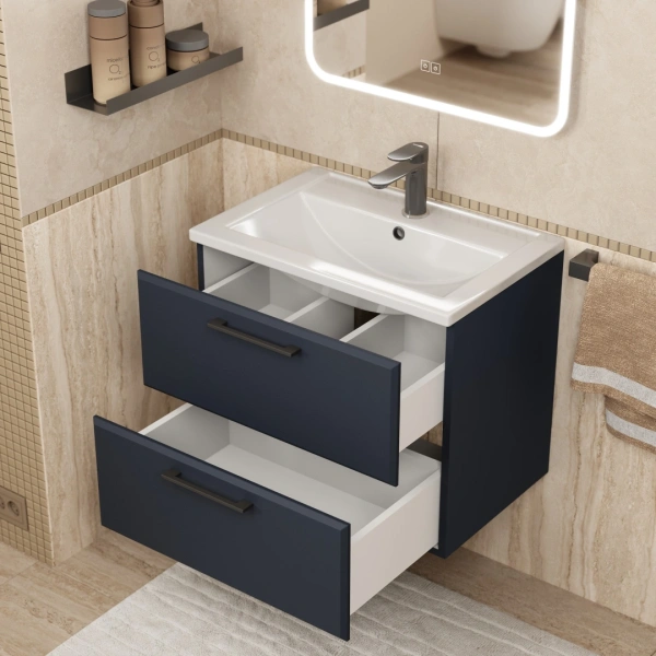 Тумба под раковину Uperwood Foster 60 TFosterNEW60b черная фото