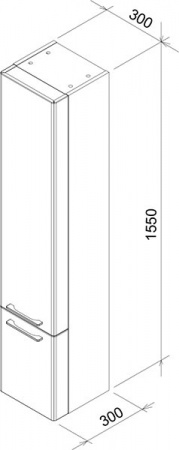 Шкаф-пенал Ravak Ring X000000771 L фото