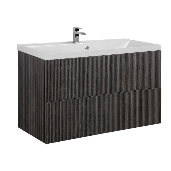 Тумба под раковину Art&Max Verona-Push AM-Verona-Push-1000-2C-SO-KD кадена дарк фото