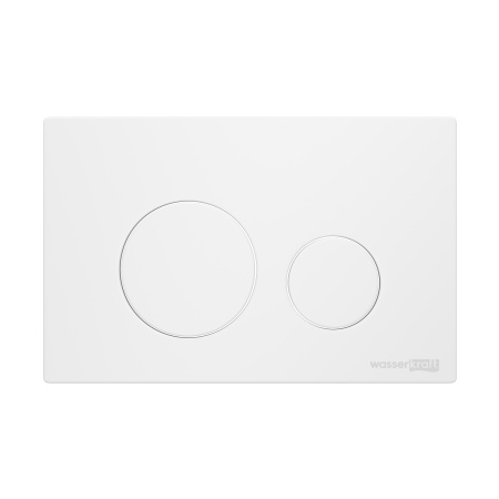 Бачок скрытого монтажа WasserKRAFT Aller 10TLT.031.ME.WM02 с кнопкой, белая матовая фото