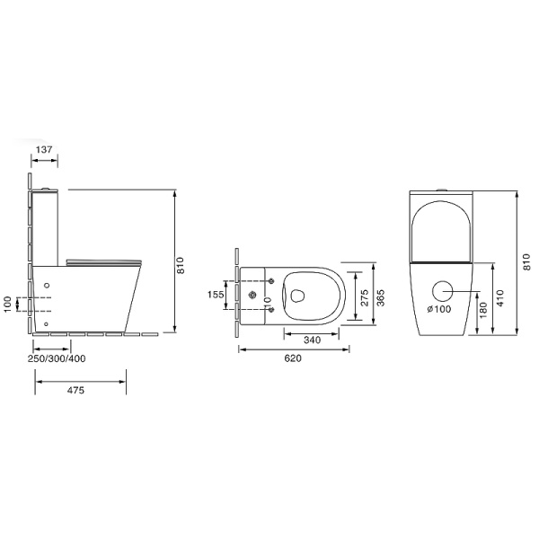 Унитаз напольный Grossman Color GR-4480S с сиденьем фото
